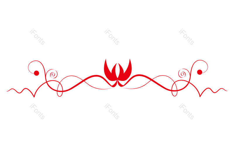 花纹图片,古典花纹元素,红色PNG,红色花纹免抠素材
